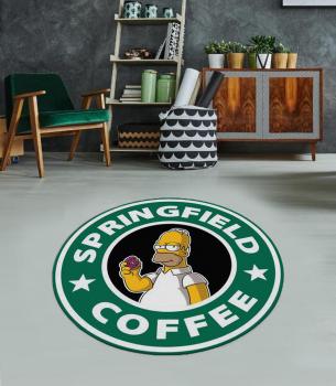 Starbucks Springfield Homer round carpet! - Kopie